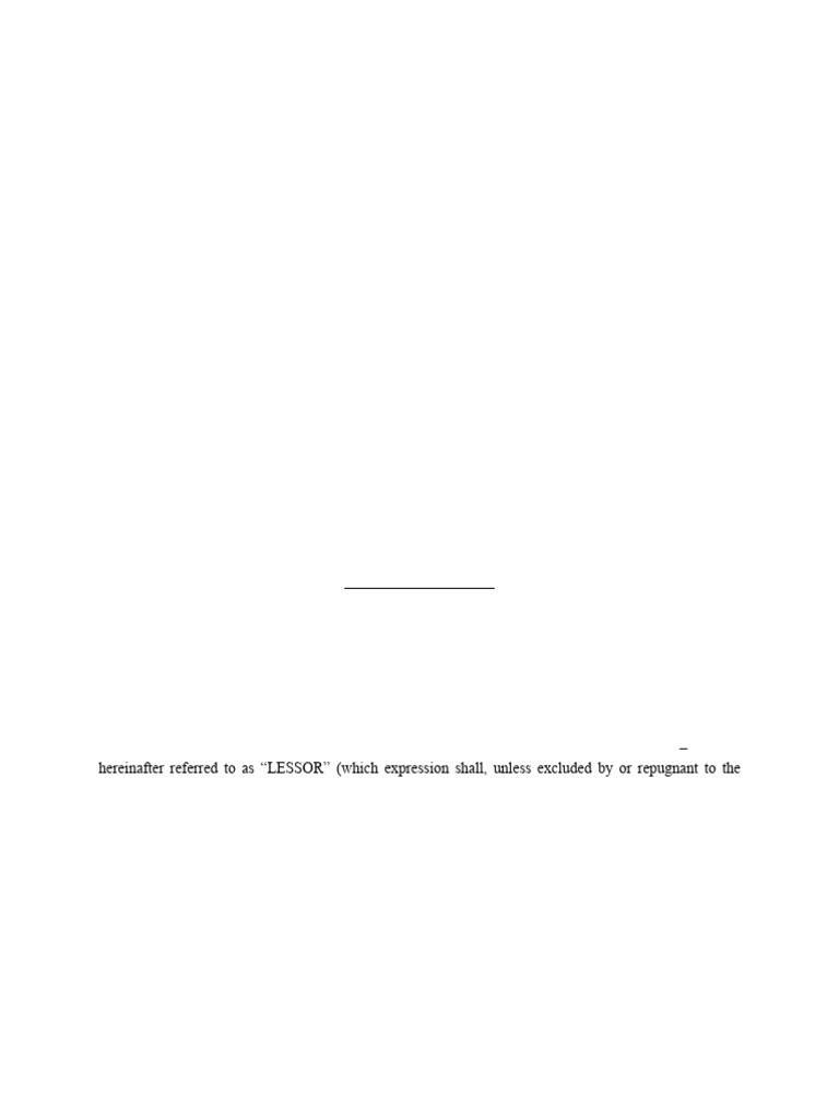 Lease Agreement for Advertisement Hoarding | PDF | Lease | Law Of ...