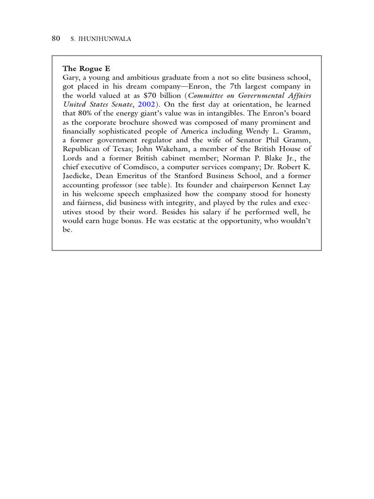 Enron's Rise and Fall A Cautionary Tale PDF Enron Audit