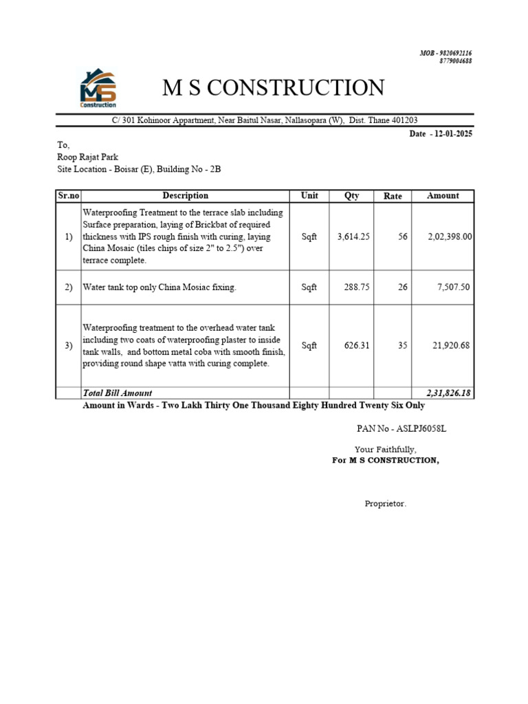 Bill | PDF