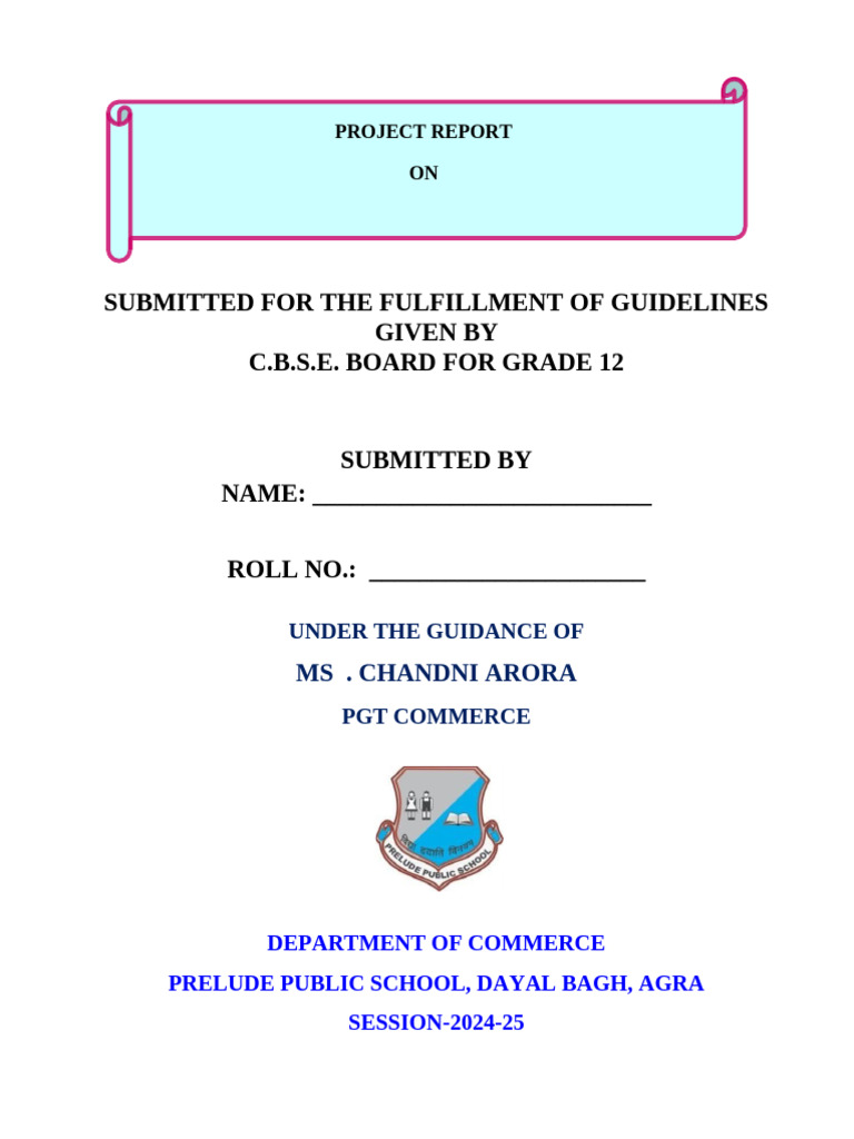 Business Studies File Front Page | PDF