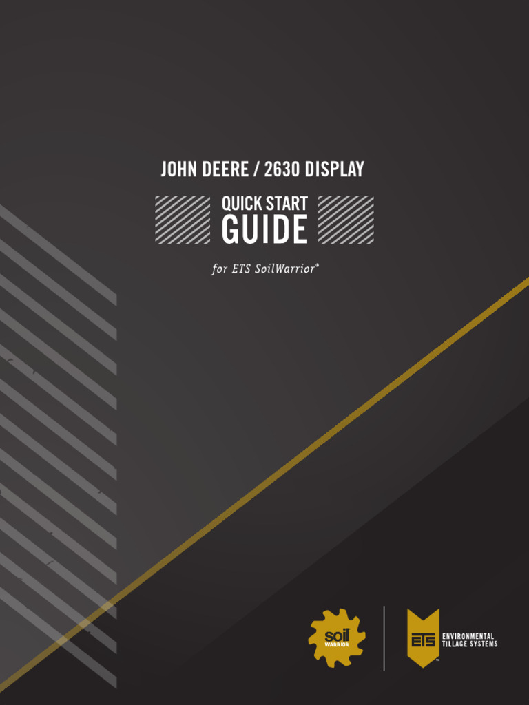 John Deere 2630 Display Setup Guide | PDF | Calibration | Flow Measurement