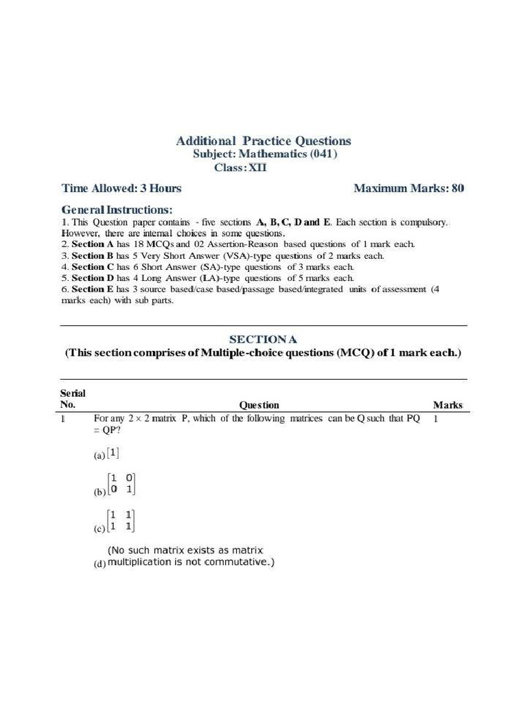 Practice Questions.... | PDF