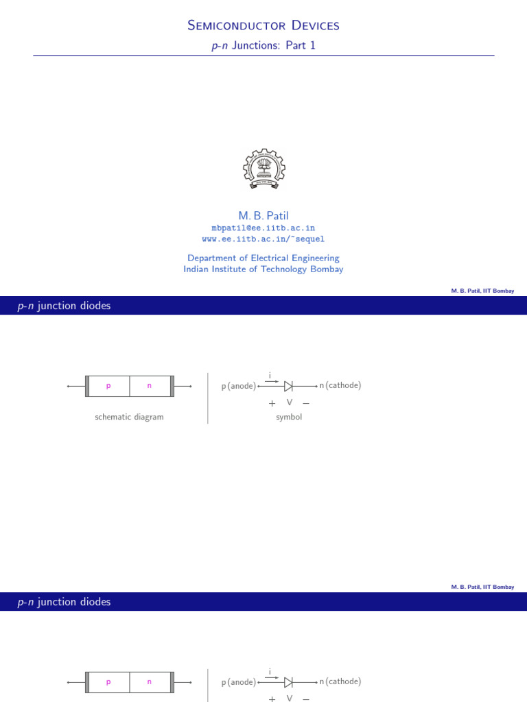 Lec 5 | PDF | P–N Junction | Anode