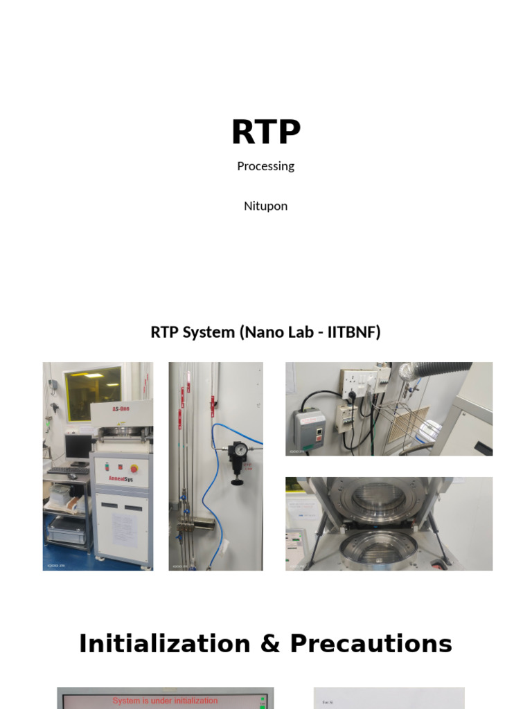 RTP System Processing Guide | PDF