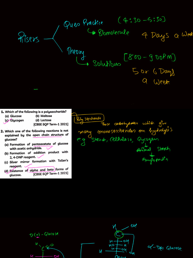 Biomolecules Carbohydrates Questions Pdf