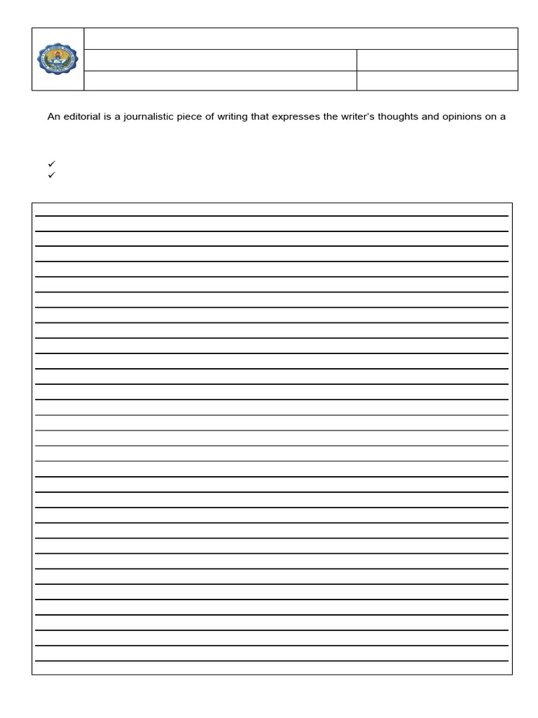 PERFORMANCE-TASK-1-WRITING-AN-EDITORIAL | PDF