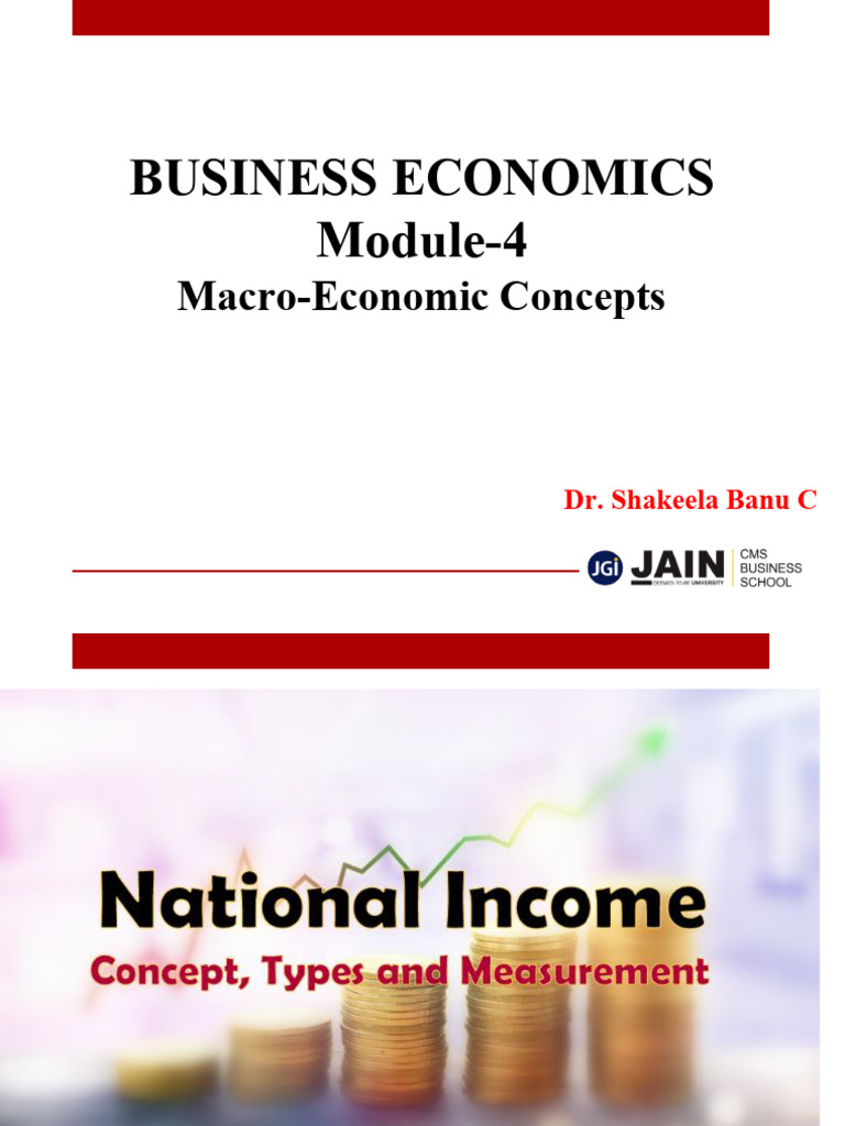Understanding National Income Concepts | PDF | Measures Of National ...