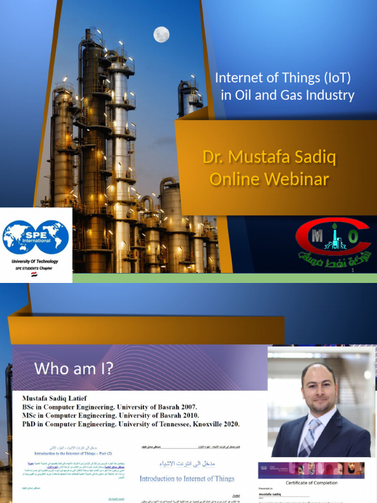 IoT Applications in Oil and Gas Industry | PDF | Internet Of Things ...