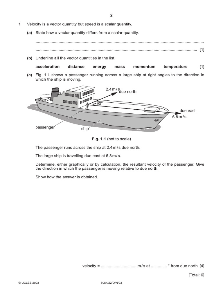 O Level Physics 5054_22 Paper 2 Theory Oct_Nov 2023 | PDF | Radiation ...