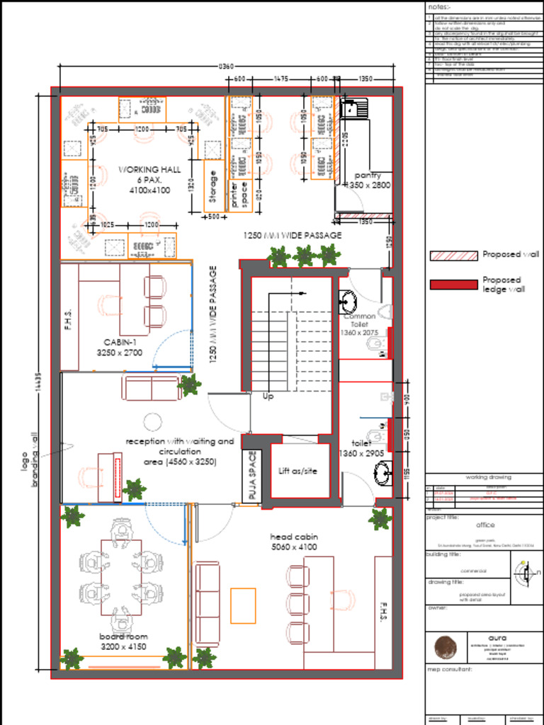 Asl Office Plan For Approval | PDF | Architectural Design | Architecture