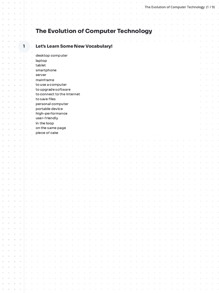 Twee the evolution of computer technology 1 pdf laptop