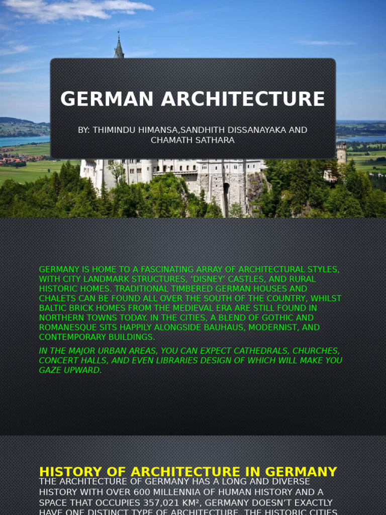 Overview of German Architectural Styles | PDF | Germany | World Politics