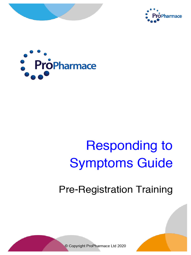 Responding To Symptoms Guide | PDF | Cough | Headache