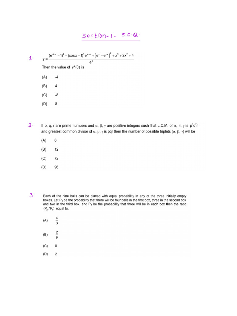 MASTER ASSIGNMENT 2025 ( JEE MAIN) (2) | PDF