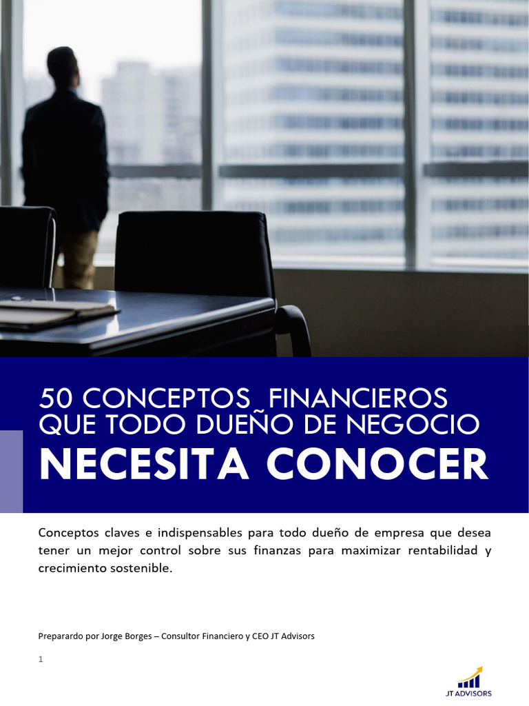 Beneficios de Conceptos Financieros Clave | PDF | Tasa interna de ...