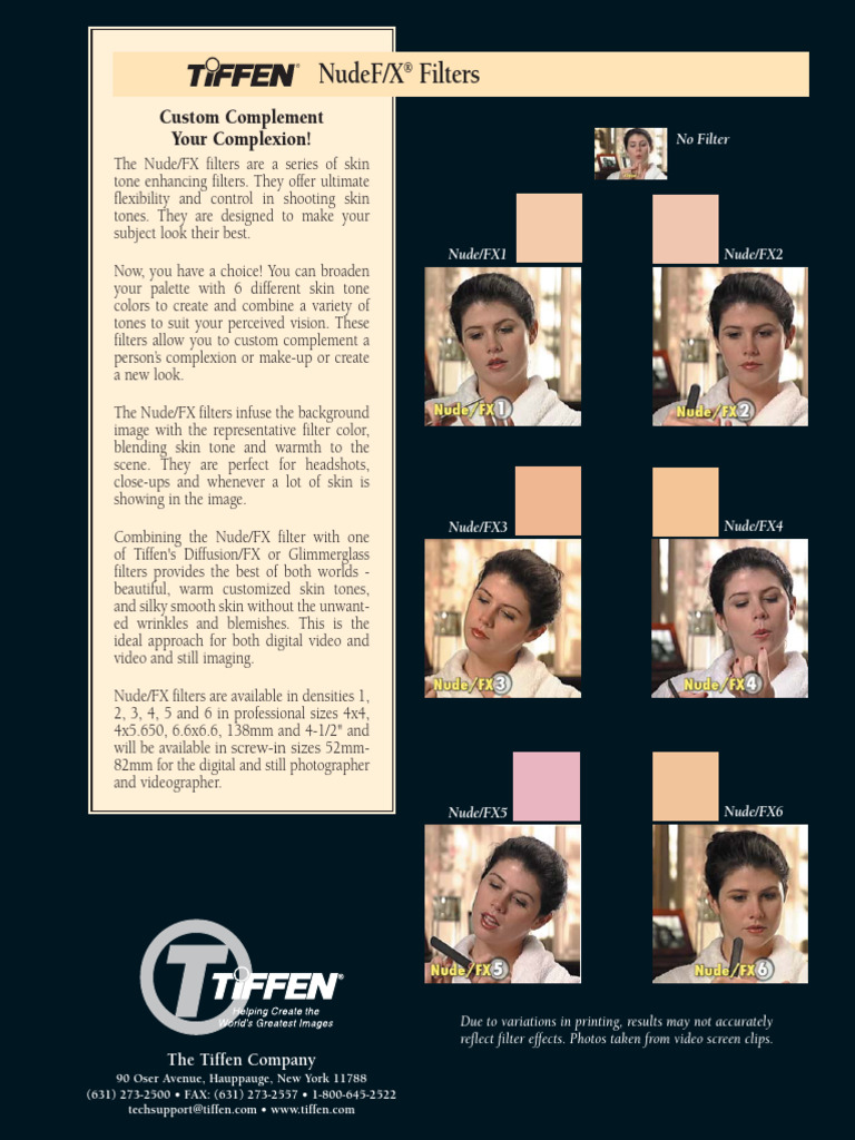 Tiffen Nude FX FS | PDF