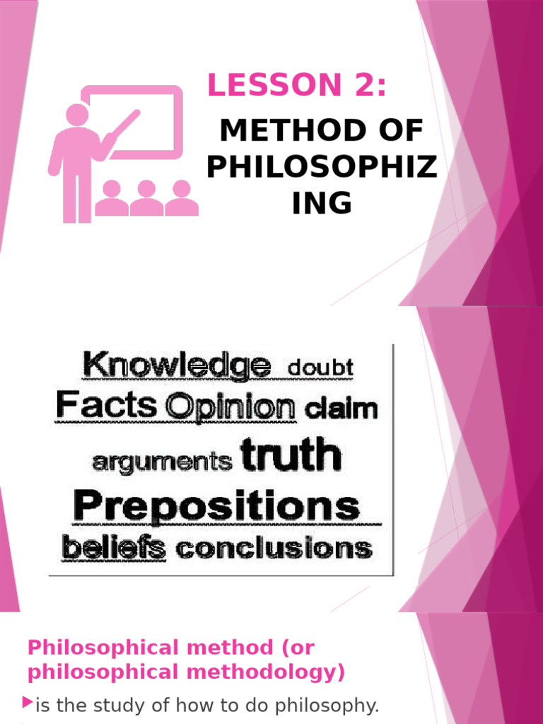 LESSON-2 | PDF | Truth | Philosophical Methodology