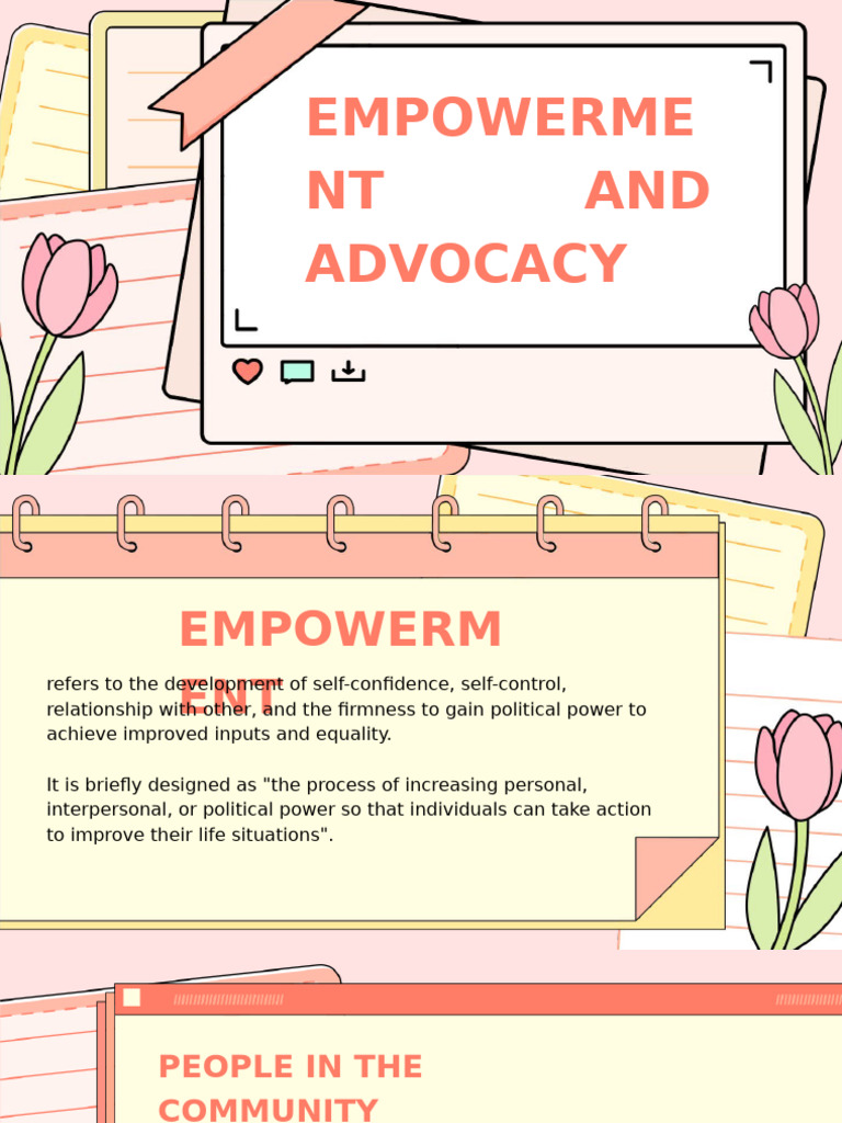 Empowerment and Advocacy | PDF | Empowerment