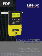 Lifeloc FC10 Operations Manual | PDF | Legal Liability | Calibration