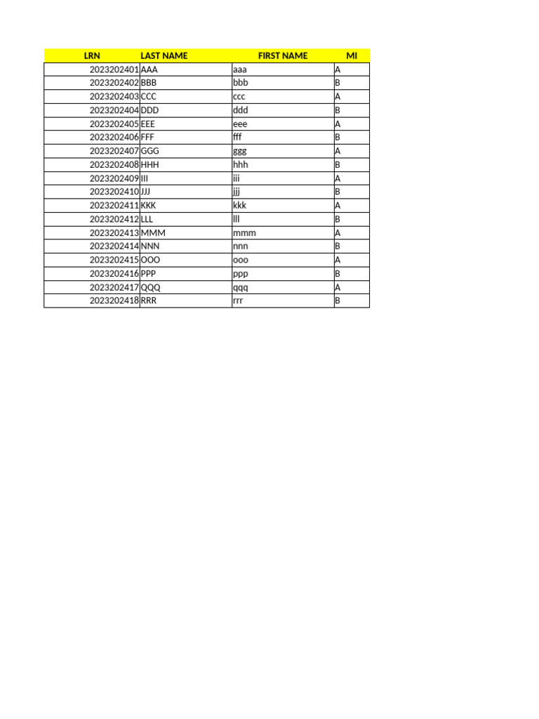 Student Grades and Contact Info List | PDF