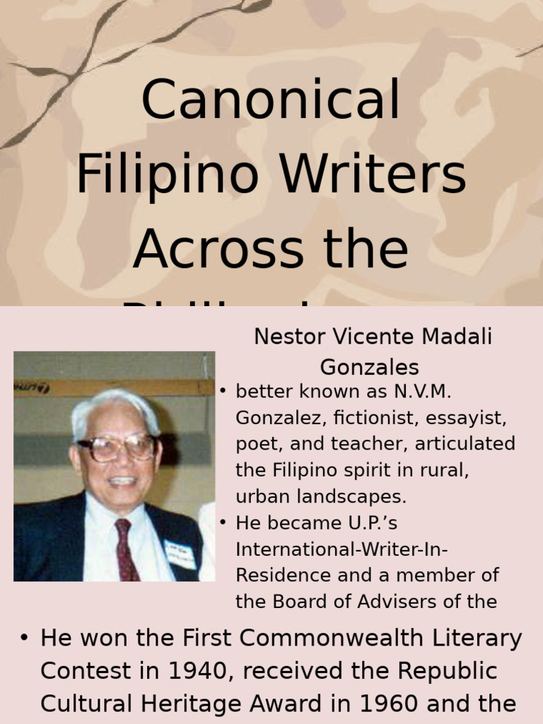 Notable Filipino Writers and Their Works | PDF | Philippines