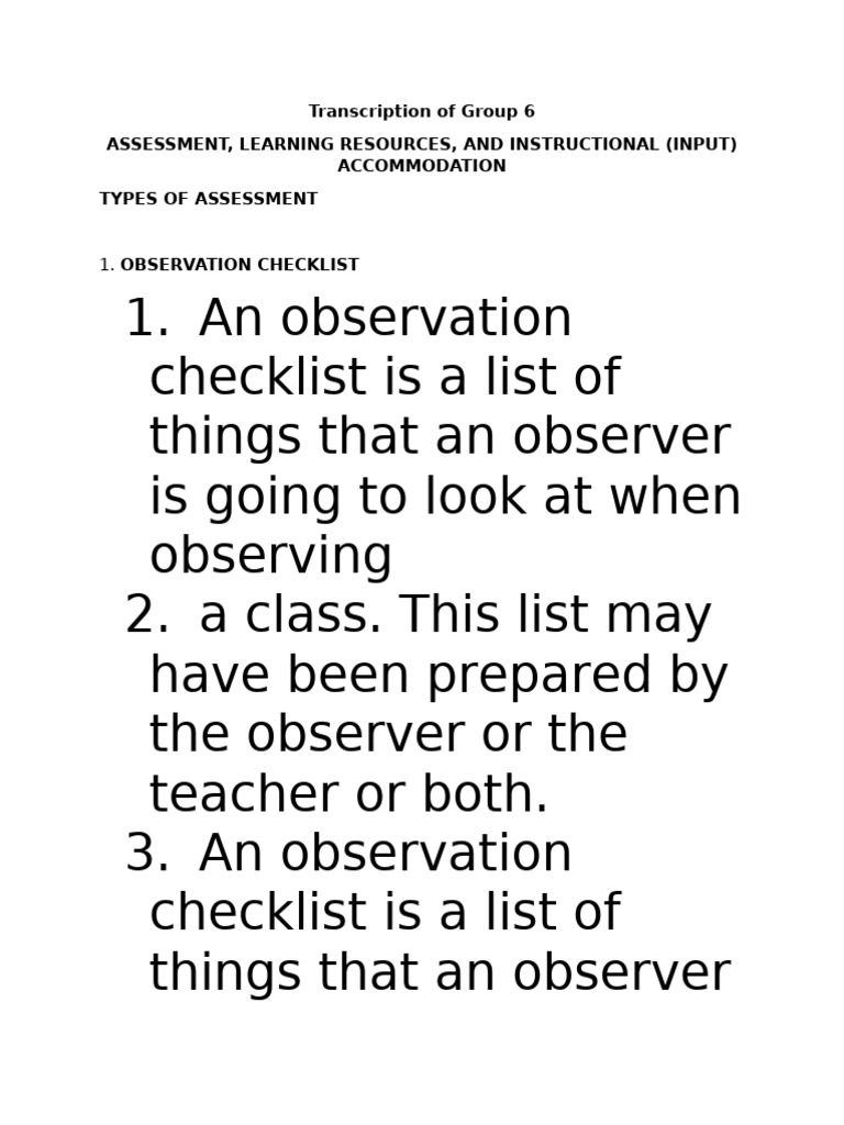 Types of Assessment in Education | PDF | Educational Assessment | Cognition