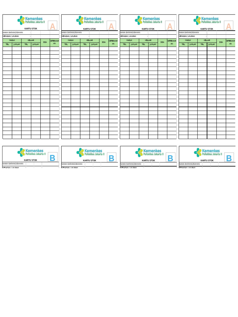 Kartu Stock Pdf