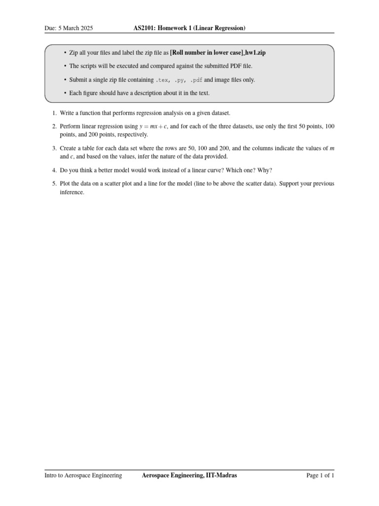 HW 1 | PDF