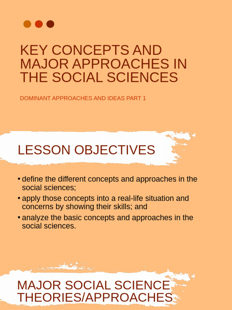 DOMINANT APPROACHES AND IDEAS Part 1 | PDF | Marxism | Psychoanalysis