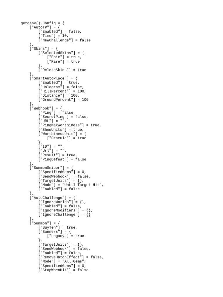 Auto Pick Card | PDF