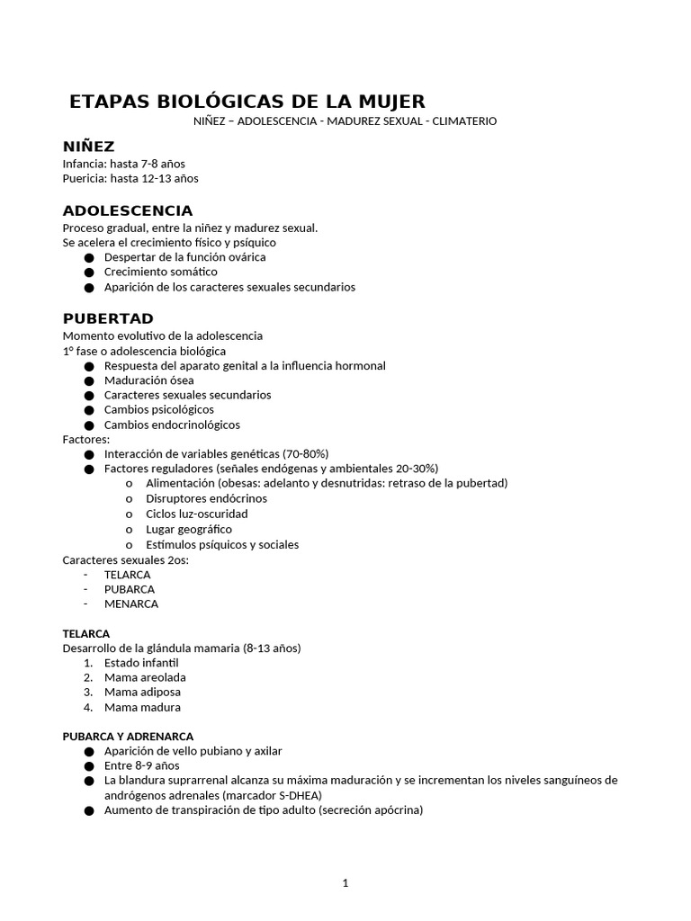 Ciclo Vital Femenino | PDF | Osteoporosis | Menopausia