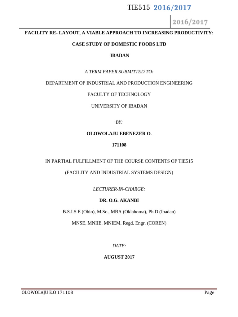 Term Paper 515 | PDF