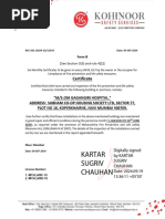 ROHINI Certificate | PDF