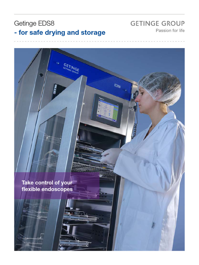 Getinge EDS8: Safe Endoscope Storage | PDF | Health Care | Medicine