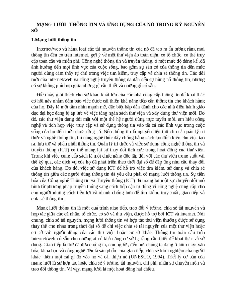 Unit 1 - Reading 1 - Networking | PDF