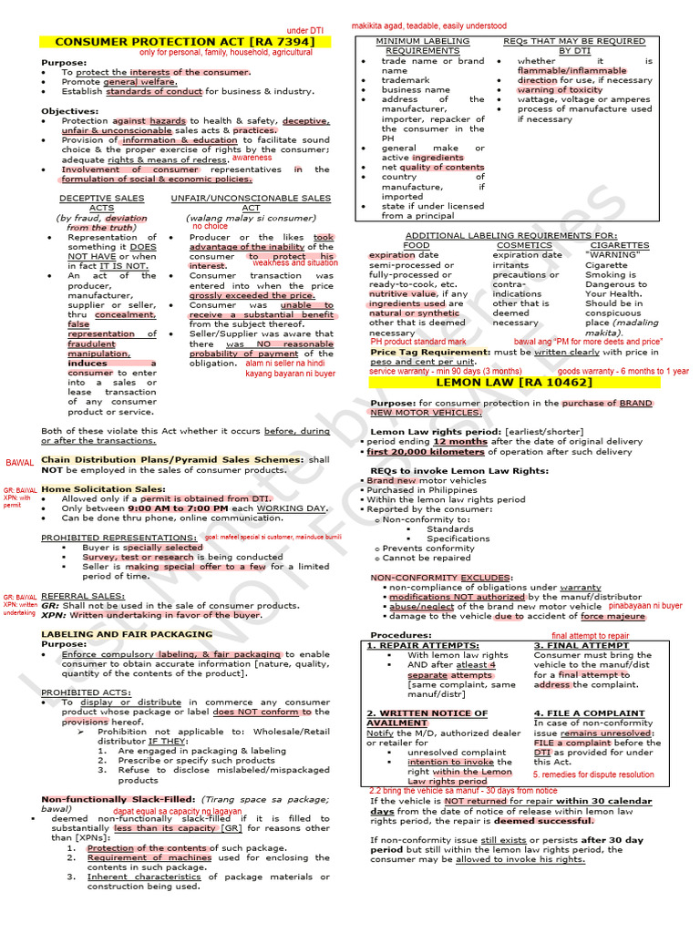 Consumer Protection Act Overview | PDF | Mediation