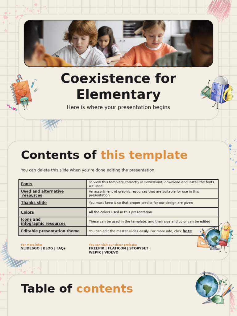 Activities For School Coexistence For Elementary | PDF | Planets ...
