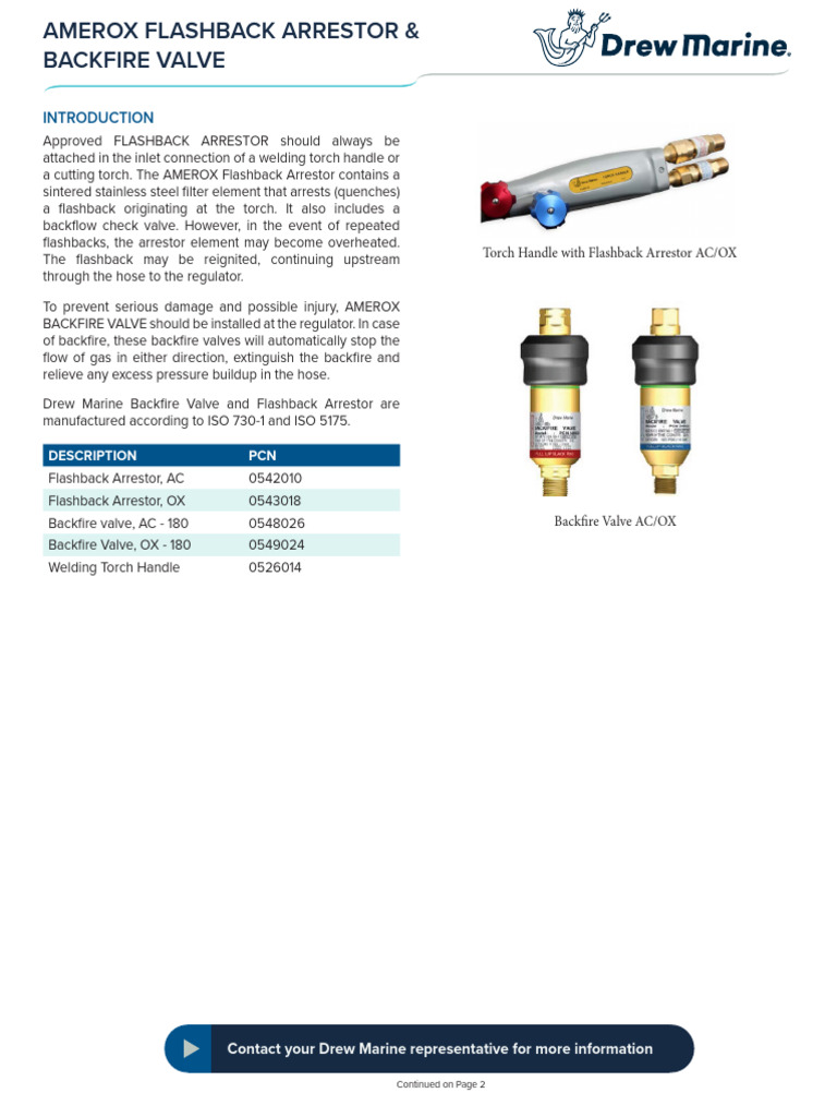 AMEROX Equipment Chart | PDF | Valve | Welding