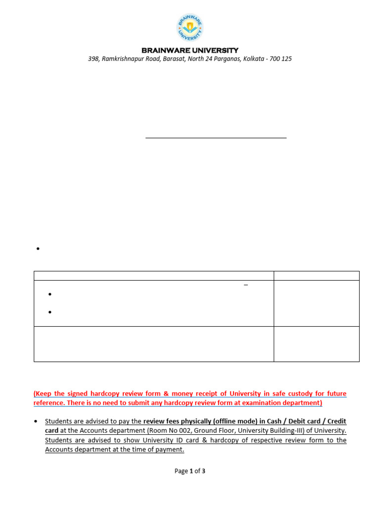 Odd Semester Review Notice 2024-25 | PDF | Banks | Payments