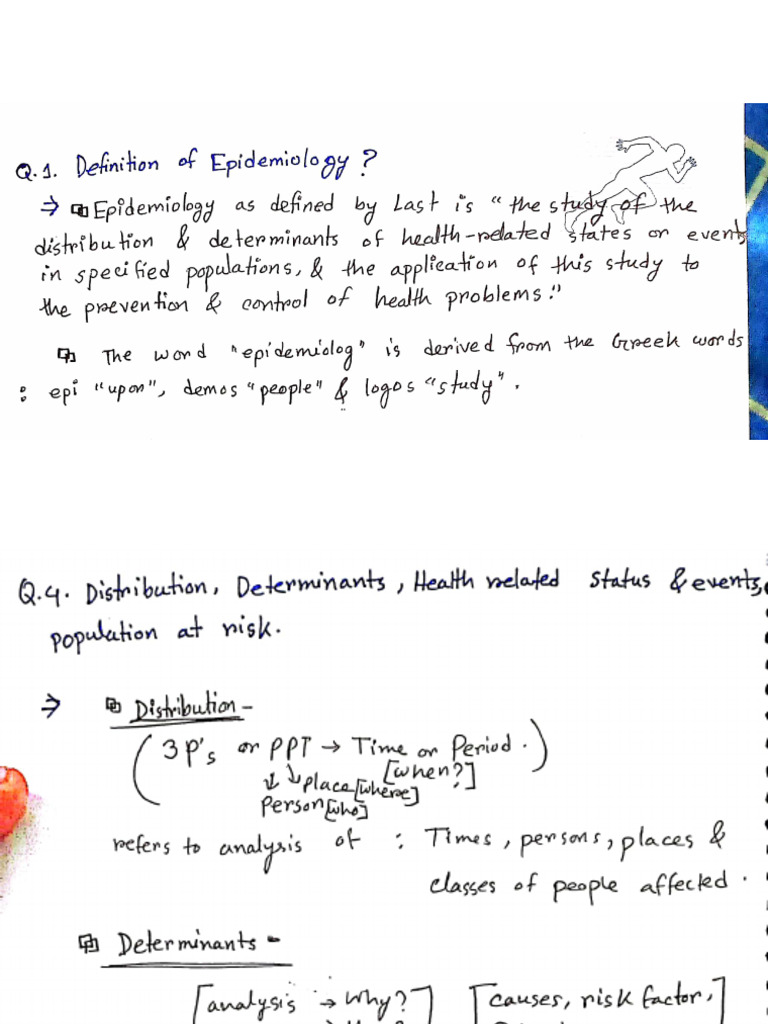 Epidemiology Note For Noor-1 | PDF