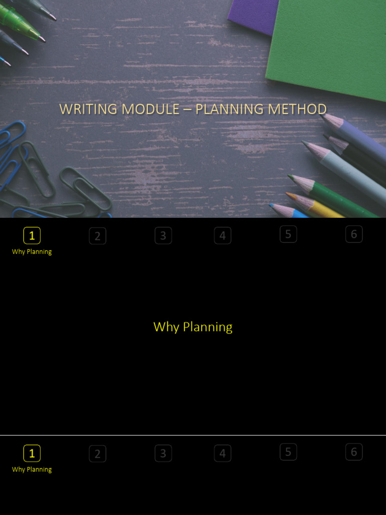 Effective Writing Planning Methods | PDF
