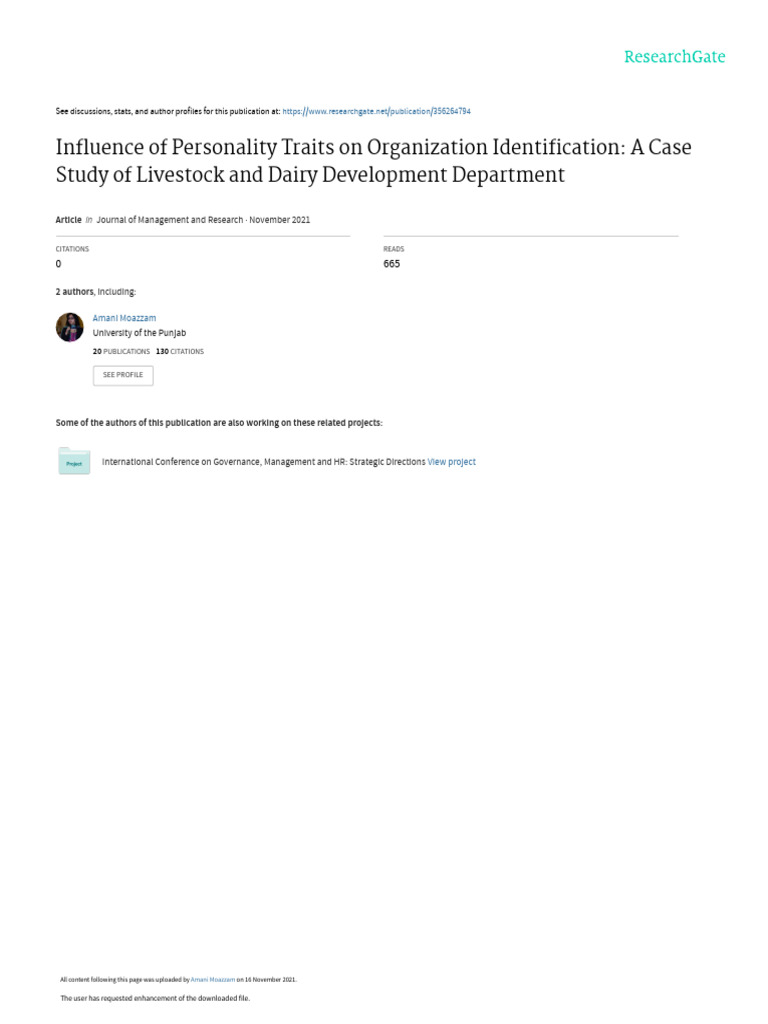 894 ArticleText 4979 3 10 20210805 | PDF | Extraversion And ...