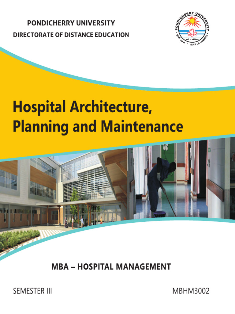 Hospital Architecture and Planning Guide | PDF | Pharmacy | Health Care