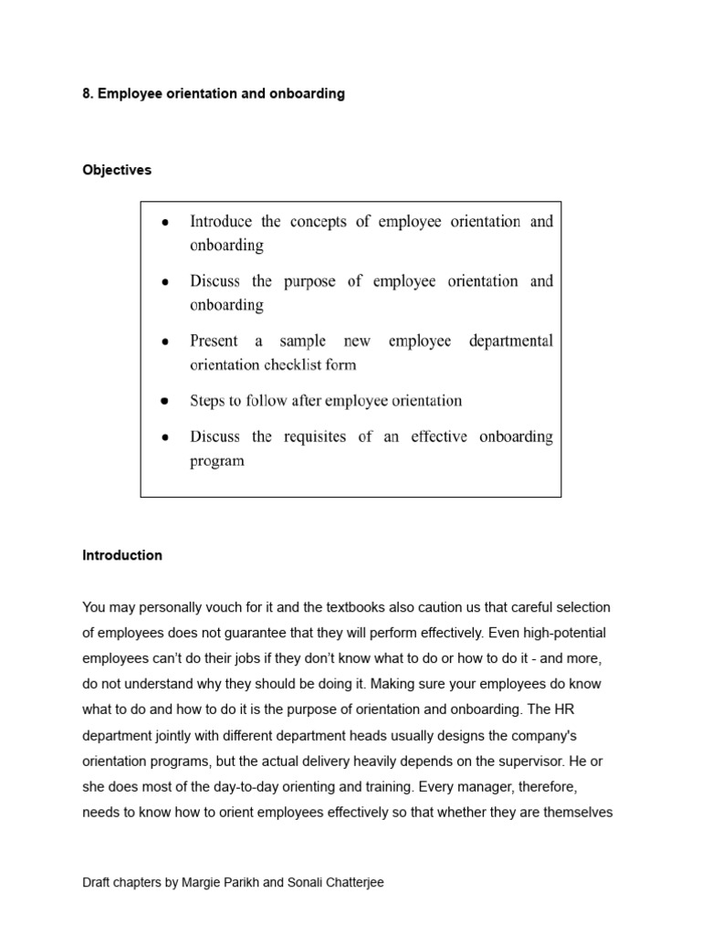 Effective Employee Orientation Guide | PDF | Employment | Attitude ...