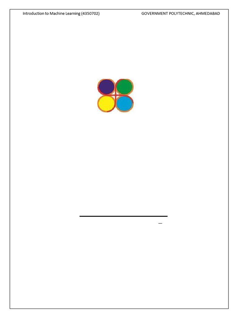IML Micro Project Report Front Pages | PDF | Educational Stages ...