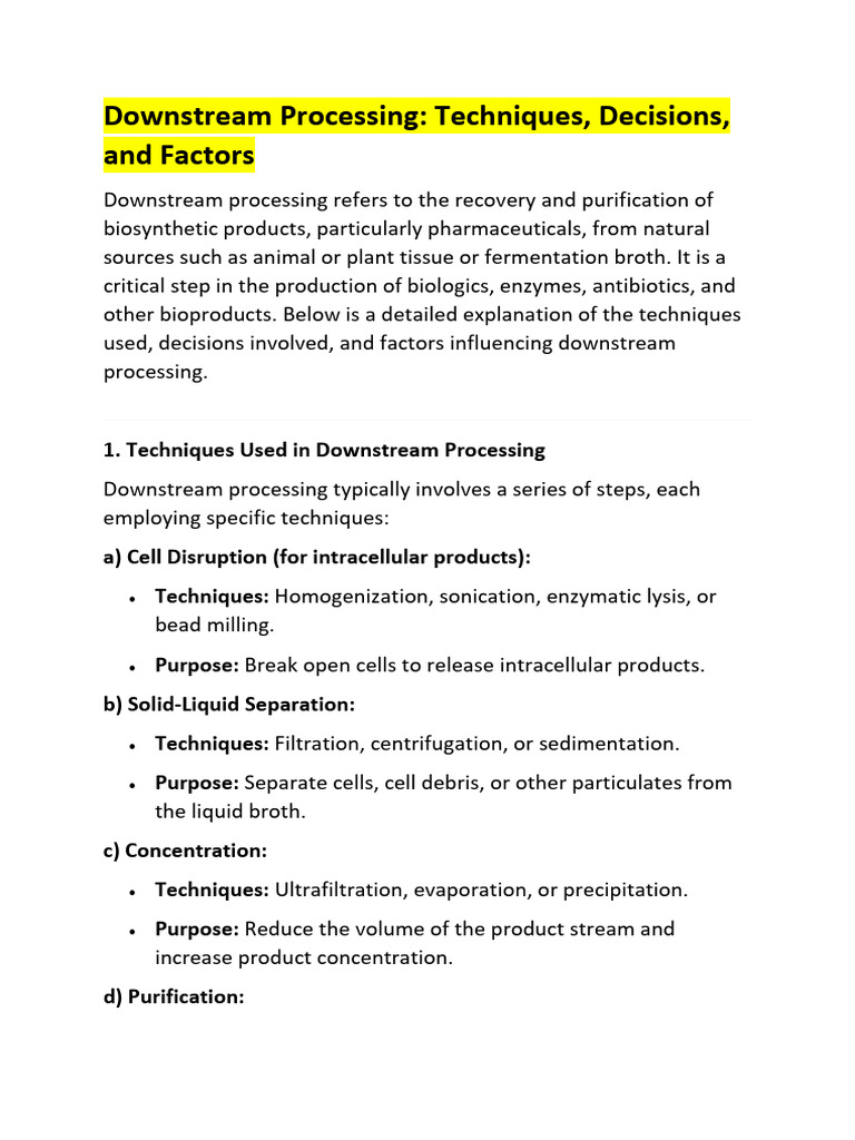 HPLC in Downstream Processing | PDF | High Performance Liquid ...
