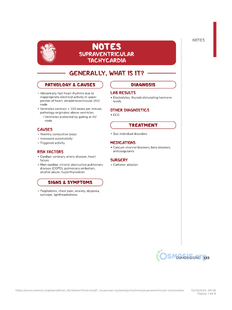 Atrial Fibrillation Overview | PDF | Human Diseases And Disorders ...
