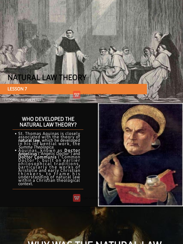 Understanding Natural Law Theory | PDF | Natural Law | Rationality
