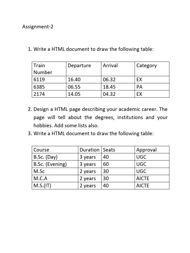 Assignment 2 | PDF