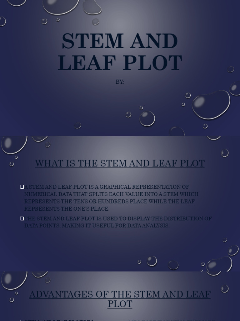 Understanding Stem and Leaf Plots | PDF